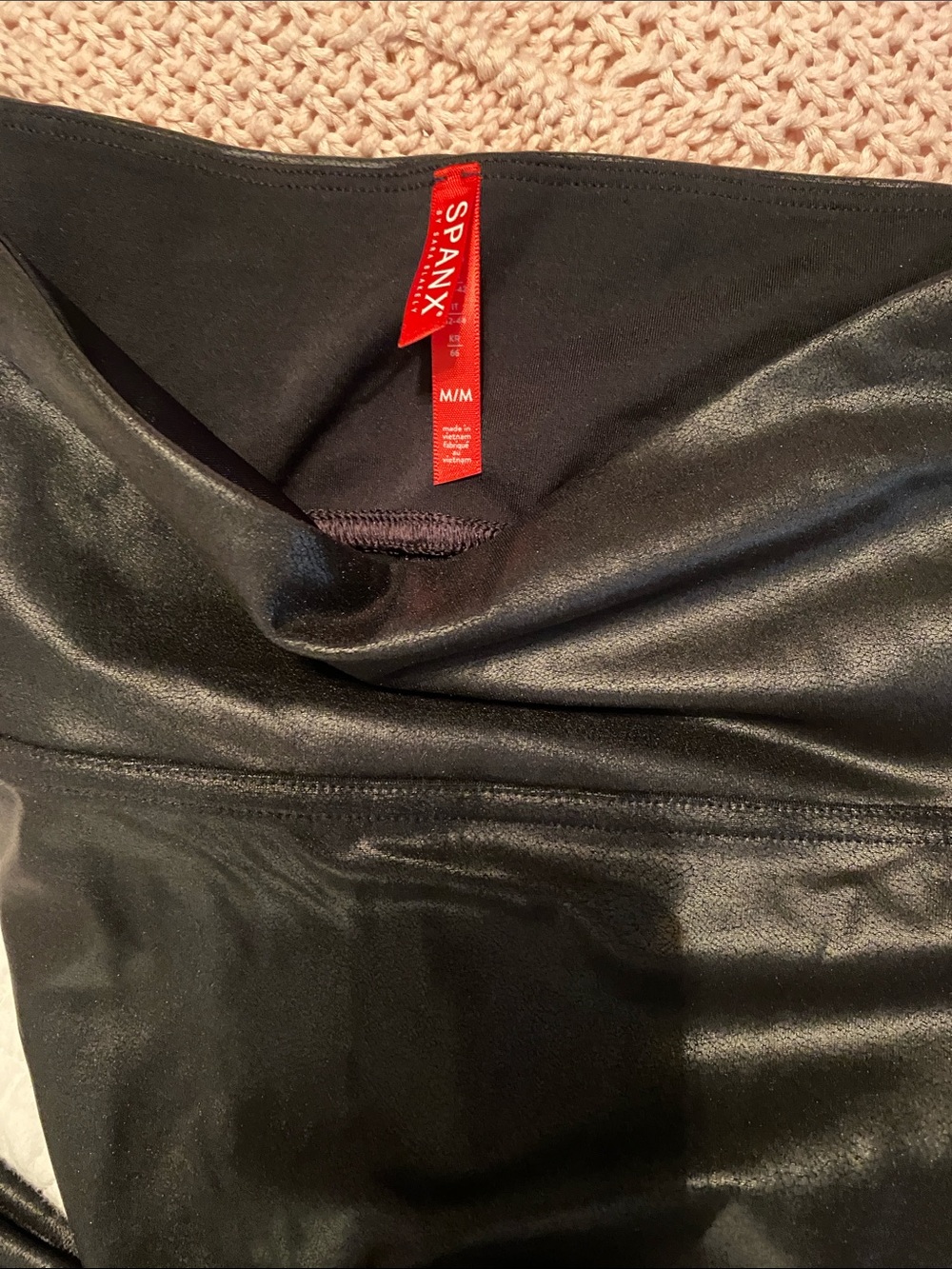 SPANX Black High-Shine Leggings